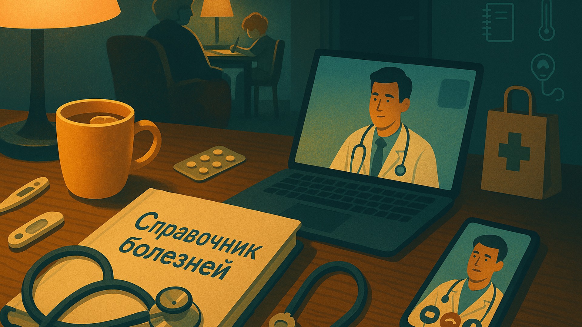 Справочник болезней — телемедицина, домашний уют