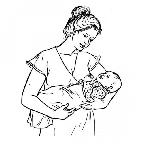 Denne metoden anbefales for spedbarn fra fødselen til seks måneder